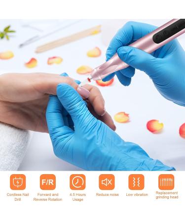 CGBE Rechargeable Cordless Nail Drill - Portable Electric Manicure & Pedicure Tool for Acrylic & Gel Nails - Salon-Quality Nail Drill Kit in Pink - Buy Online on GoSupps.com