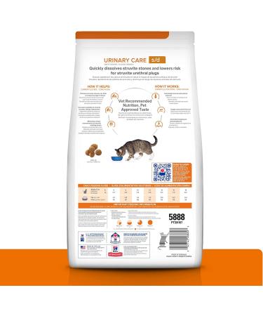 Hill's Prescription Diet s/d Urinary Care Chicken Flavor 4lb - Pack of 1 - Buy Online on GoSupps.com