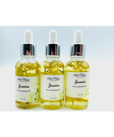 Soft Petalz Jasmine Face & Body Oil - Hydrating Natural Skincare for All Skin Types - International Shipping Available - Buy Online on GoSupps.com