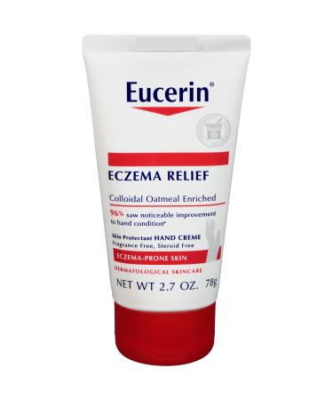 Eucerin Creme Eczema Relief Hand 2.7 Ounce Tube (80ml)