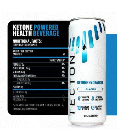 Tecton Ketone Energy Drink - Magma Flavor (12-Pack) | 10g Nature-Identical Ketones per Serving | Stimulant-Free Energy Boost - Buy Online on GoSupps.com