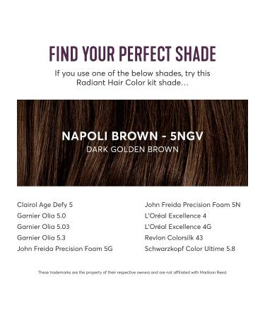 Madison Reed Radiant Hair Color Kit - Shades of Black Pack 1 Napoli Brown (5NGV) - Buy Online on GoSupps.com