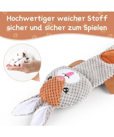 FWLWTWSS Interactive Dog Toys - Squeaker Snuff Toys for Stress Reduction & Food Intensity Training - Buy Online on GoSupps.com