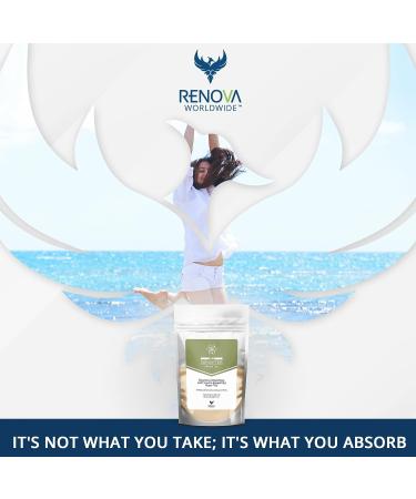 Renova Worldwide CellularTEA - Immunity Support & Detox Cleanse with Organic Cat's Claw, Burdock Root, Echinacea, Turmeric & Ginger - Caffeine-Free Herbal Tea - 48 Servings - Buy Online on GoSupps.com