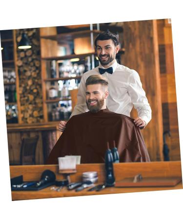 NOLITOY Salon Nylon Cape for Men - Waterproof Hair Cutting Apron with Snap Closure | Top Quality Haircut Cover for Adults - Buy Online on GoSupps.com