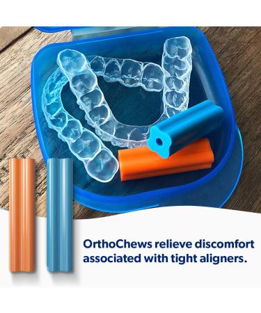 EverSmile OrthoChews | Dental Aligner Seater Chewies for Invisalign & Braces | Comfort Bite Technology | Medical Grade Silicone | 2 Pack - Buy Online on GoSupps.com