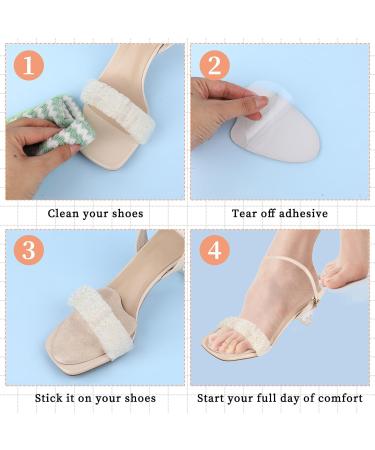 Shop Heel Pads for High Heels - Silicone Forefoot & Metatarsal Cushions for Comfort & Pain Relief - 3 Pairs Non-Slip Inserts - Buy Online on GoSupps.com