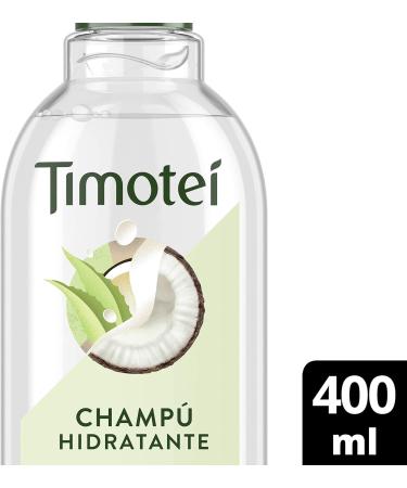  Timotei TIMOTEI Moisturizing Shampoo for Fine and Dry Hair Coconut Milk and Aloe Vera with Plant-Based Cleansers 95% Natural Origin Silicone-Free 400ml Pack of 12 - Buy Online on GoSupps.com