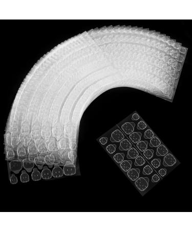 1200 PCs double -sided nail glue PADS Transparent 50 sheet Nail Glue Jelly Gel Press on Nails glue sticker nail glue breathable adhesive pads nail adhesive pads DIY manicure decoration