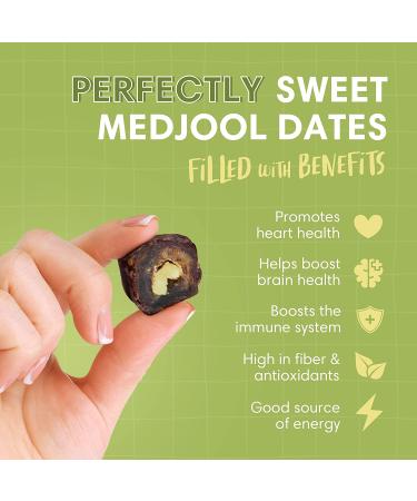 Dorrel Dark Chocolate Covered Medjool Dates with Pistachios | Nutritious High-Energy Snack | Non-GMO & Kosher | 1 Pack - Buy Online on GoSupps.com