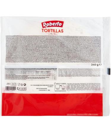  Italian Gourmet E.R. Roberto Tortillas Set of 3 - 240g - Each pack contains 4 white wheat tortillas + Italian Gourmet Polpa di Pomodoro 400g - Buy Online on GoSupps.com
