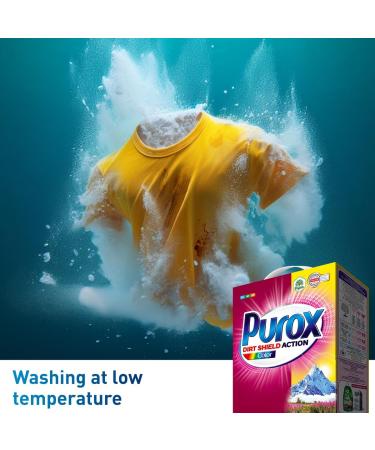 PUROX Color Laundry Powder (142 Washes) for Colored Textiles Box of 10 kg - Buy Online on GoSupps.com