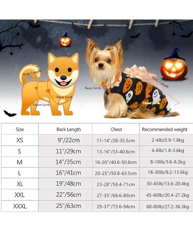 Buy Hipet Recovery Suit for Dogs & Cats - Abdominal Wound Protection Anti-Licking XS Halloween Edition - Buy Online on GoSupps.com