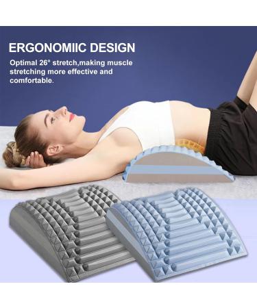 Neuleben 2-in-1 Massage Back & Neck Stretcher | Pain Relief & Alignment | Best Neck & Back Support | International Shipping - Buy Online on GoSupps.com