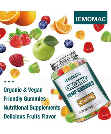 (3 Packs) Hemp Gummies High Potency for Sleep Anxiety Pain Relief Edibles Gummy Advanced Extra Strength - Vegan Non-GMO - Buy Online on GoSupps.com