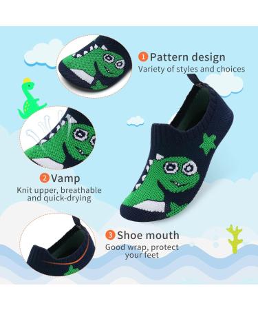 Kids Barefoot Water Sport Shoes | Non-Slip Quick Dry Aqua Socks for Boys and Girls | Ideal for Pool, Surfing, Yoga | Size 7/7.5 UK - Konglong - Buy Online on GoSupps.com
