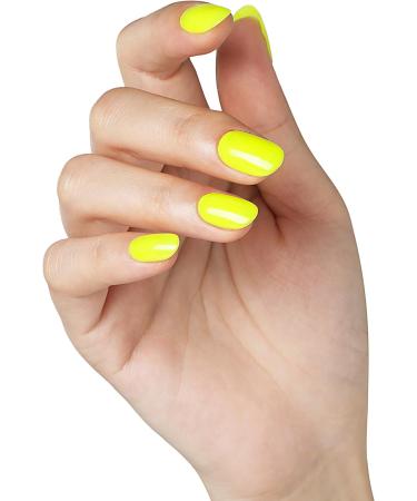 Bluesky Gel Nail Polish Sorbet Zest Neon34 Bright Neon Summer Yellow Long Lasting Chip Resistant 10 ml (Requires Drying Under UV LED Lamp) Sorbet Zest 10 ml (Pack of 1) - Buy Online on GoSupps.com