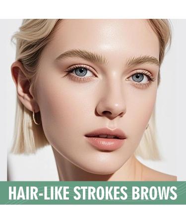 KALOEY Microblading Eyebrow Stick waterproof eyebrow stick with 4 liquid brow pens for naturallooking defined eyebrows 01 Light brown - Buy Online on GoSupps.com