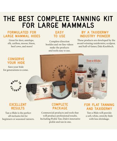 Advanced Large Mammal Tanning Kit by Dale Knobloch | Tan-a-Hide Solutions - Buy Online on GoSupps.com