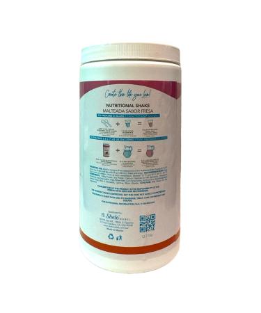 Buy Shelo Nabel Sugar-Free Strawberry Nutritional Shake Powder - Vitamins & Protein - 16.9 oz - International Shipping Available - Buy Online on GoSupps.com