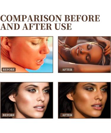 GHEART Drunk Bronzer Drops Face and Body Bronzing Skin Fake Tan Peptide Serums Anti-Pollution Sunshine Drops Effective Tan Bronzing Serums Effective Tan Bronzing Serums Comes with Makeup Cotton 30ml - Buy Online on GoSupps.com