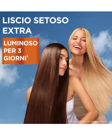  Garnier Garnier Fructis Keratin Sleek Set with Shampoo 200 ml + Mask 370 ml + Conditioner 200 ml Smoothing Treatment with Vegetable Keratin and Argan Oil for Frizzy and Dry Hair - Pack of 3 - Buy Online on GoSupps.com