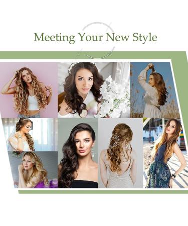 Brown Chestnut Clip in Hair Extensions - 22 Inch Synthetic 5PCS Set for Women - Halloween Hairpiece for Natural Thick Hair - Golden Copper Highlights - Full Head Coverage - Long Straight Style - Buy Online on GoSupps.com