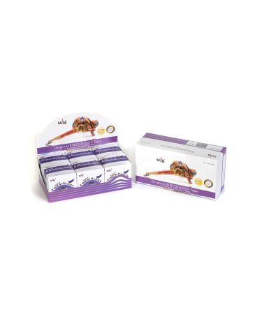 Nasara Original Kinesiological Physio Sport Tape: 6 -seater box with 6 tapes for sports and medicine including free video instructions roll size 5cm x 5m purple