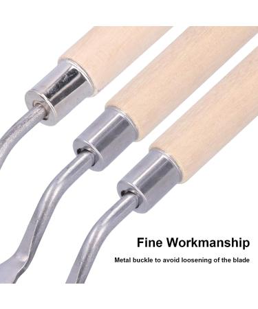3Pcs Wooden Handle Palette Knife Set for Oil Painting and Art Scraping - Buy Online on GoSupps.com