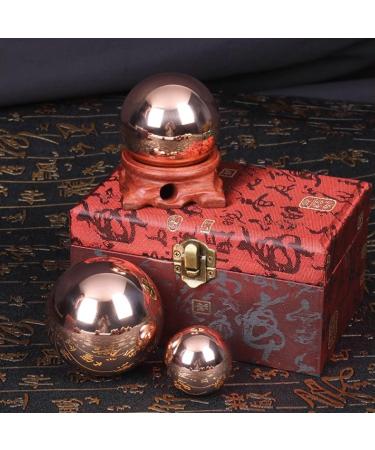 Unbit Baoding Balls - 39mm Stress Relief & Meditation | Magnetic Chinese Exercise Balls (2 Piece Set) - Ideal for Massage & Hand Therapy - Buy Online on GoSupps.com