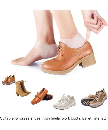 4-Piece Silicone Heel Protection Pads for Pain Relief | Gel Heel Socks for Men & Women - Cracked Heel Solution - Buy Online on GoSupps.com