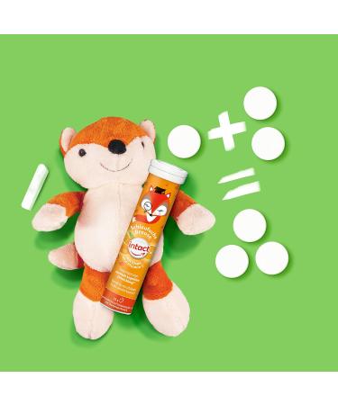 Intact Slaufuchen Brause - 15-Hour Effervescent Tablets for Kids | Vegan Vitamin C & Iron | Orange Flavor - 15-Pack - Buy Online on GoSupps.com