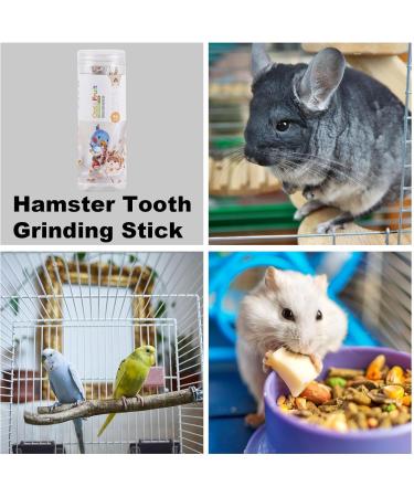 Hamster Snack Sticks - Chew Teething Snack Sticks Nutritious Convenient Hygienic Chewing Sticks for Hamsters Pet Rabbits and More Bairong Oatmeal Fruits and Vegetables - Buy Online on GoSupps.com