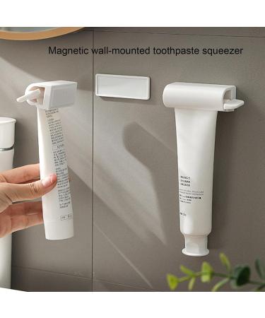 Toothpaste Roller Magnetic Tube Squeezer for Wall Tube Roller Squeezer for Bathroom Puts an End to Waste Bathroom Accessories Founcy - Buy Online on GoSupps.com