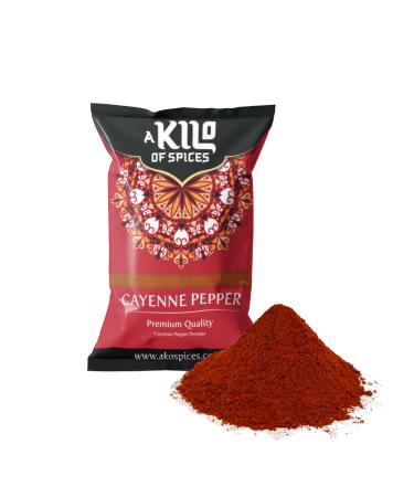 A Kilo of Spices | Cayenne Pepper Powder 10 KG | Hottest Pepper | All Purpose Seasoning | Ground Cayenne Chilli Powder | Taco Seasoning | Red Cayenne Spice | Premium Quality | Vegan Cayenne Pepper 10kg