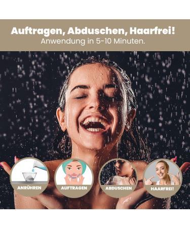 50g Capillum Amove Painless Depilatory Cream Powder for Women - Perfect for Sensitive Skin No Additives Smooth Face & Lips - 1 Pack - Buy Online on GoSupps.com