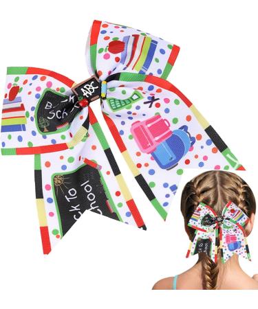 Back to School Hair Clips - Cartoon Back to School Hair Barrettes | Chic Hair Accessories Portable Barrettes for Students - Buy Online on GoSupps.com