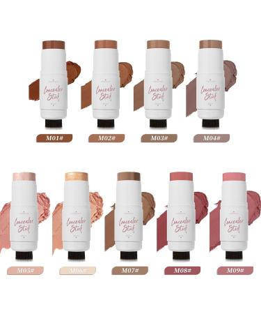 CHAKAE 2 in 1 Makeup Sticks Double Head Contour Stick Multifunctional Contour Stick Highlighter Bronzer Stick for Makeup - Buy Online on GoSupps.com