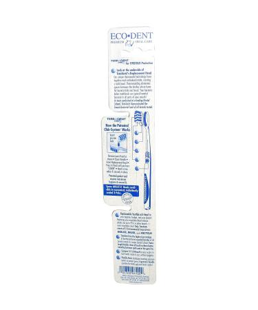 Eco-Dent TerrAdent Med5 Adult 31 Soft Toothbrush with Spare Brush Head - Buy Online on GoSupps.com
