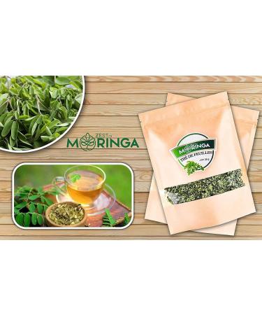 Zest of Moringa Green Tea Leaves - Organic Moringa Tea Leaves | Premium Quality Moringa Oleifera Tea - Pack of 50g - Buy Online on GoSupps.com