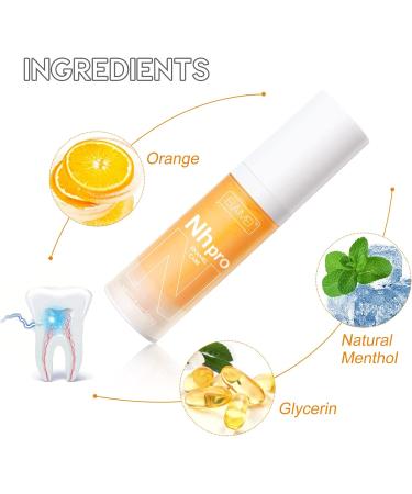 Teeth Whitening Toothpaste | Anti Sensitivity Foam | Intensive Stain Removal & Gum Repair | Sensitive Teeth & Cavity Prevention - Elaimei Yellow - Buy Online on GoSupps.com