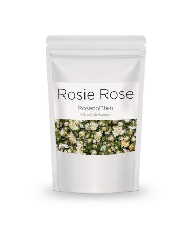 Rosie rose edible white rose flowers "vintage white" 50g of dried flowers for wedding cakes baking & cooking natural rose blossoms as edible decoration for cakes and dishes - Buy Online on GoSupps.com