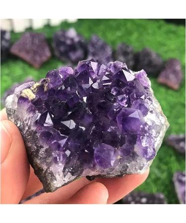 Amethyst Rough Stone 30-60g Uruguay Amethyst Cluster cave Pieces of Original Stone specimens Placed Stone Mineral Specimen - Buy Online on GoSupps.com