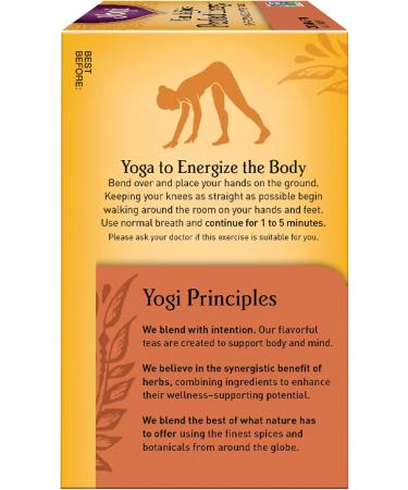  Yogi Yogi Tea Perfect Energy Vanilla Spice 16 Tea Bags 32 g - Buy Online on GoSupps.com