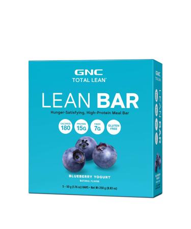 GNC Total Lean | Lean Bar | Supports a Healthy Metabolism | Twin Pack | Blueberry Yogurt | 5 Bars per Box 2