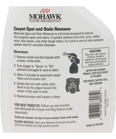 New Mohawk Carpet Spot & Stain Remover Spray Bottle 32 fl oz - Buy Online on GoSupps.com