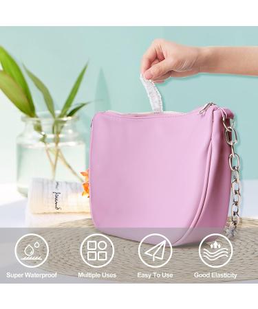 Yafeco 100 Pcs Disposable Shower Caps - Large Waterproof Clear Hair Treatment Caps for Women, Kids, Girls - Ideal for Travel, Spa, and Home Use - 18.1 Inch - Buy Online on GoSupps.com