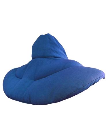 Neck horns with a stand-up collar organic fabric gentian blue.Cherry core pillow |Naked pillow grain pillow warming pillow - a very comfortable neck warmer cherry kernels