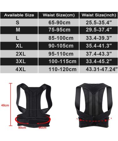 Aptoco Posture Corrector Brace - Unisex Adjustable XXL Back Support for Better Posture & Clavicle Support - Stop Slouching & Hunching - Buy Online on GoSupps.com