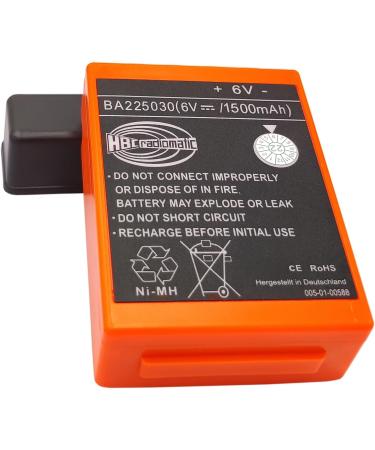 Buy (2-Pcs) 6V 1500mAh Ni-MH Rechargeable Battery for HBC Pump Truck & Remote Control Crane - FUB 05AA - International Shipping Available - Buy Online on GoSupps.com